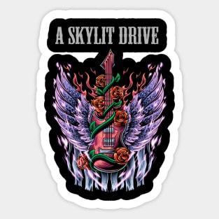 A SKYLIT BAND Sticker